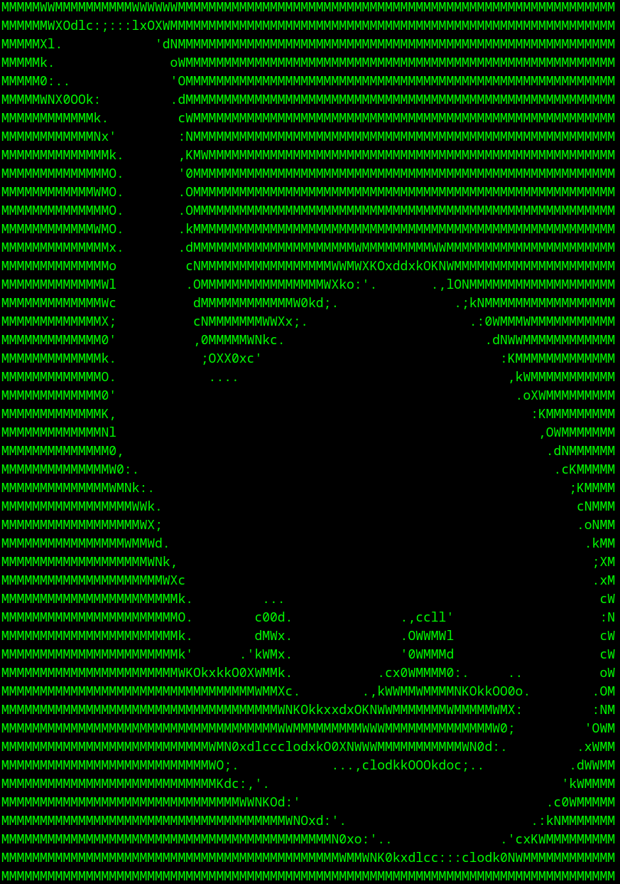 ASCII-style Dino